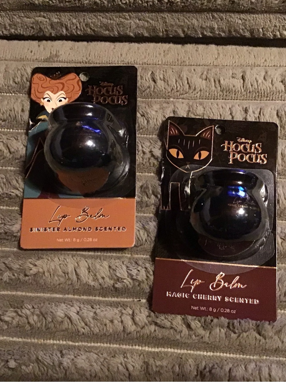 Disney Hocus Pocus Lip Balm Duo – Black and Brown Packaging